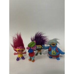 2020 McDonald's TROLLS World Tour Happy Meal Toys Lot Of 4